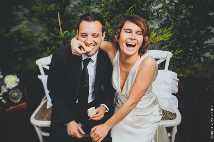 Mariage en blanc et or // Crédit - Ricardo Vieira