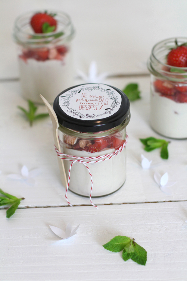 Crème de Ricotta aux fraises - Blog Mariage Madame C