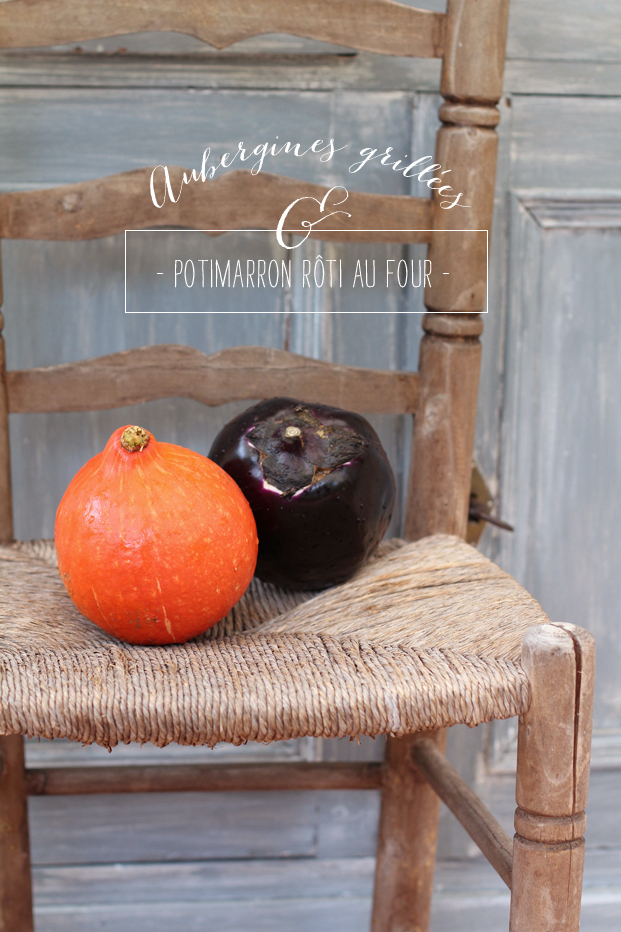Aubergines grillées et potimarron rôti au four - Blog Mariage Madame C