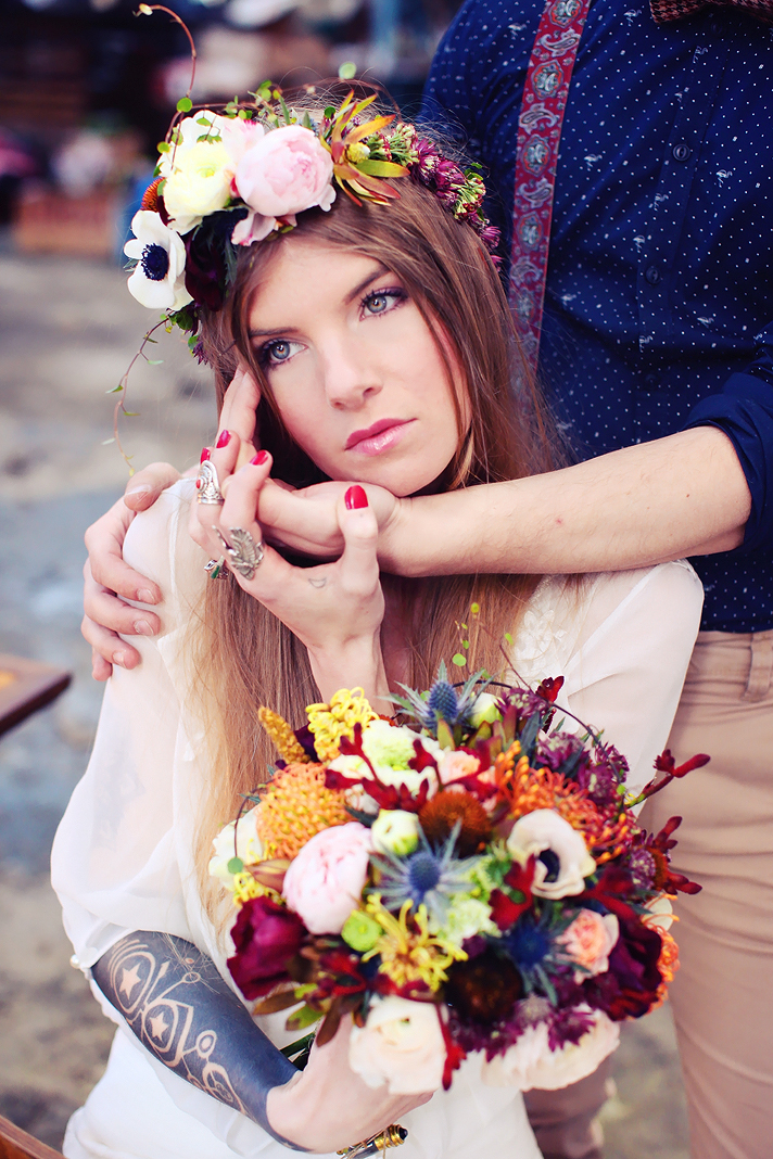 Shooting inspiration Steampunk - Madame Coquelicot - Poppy Figue Ambiance Bohème et Steampunk - Blog Mariage Madame C