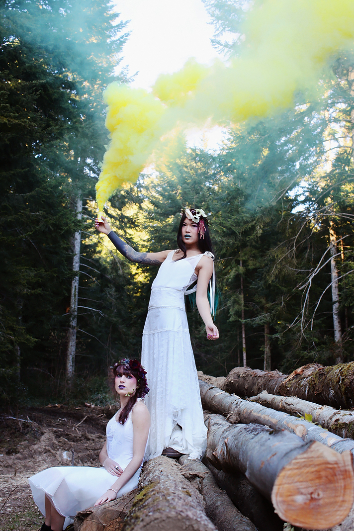 Shooting inspiration Steampunk - Madame Coquelicot - Poppy Figue Ambiance Bohème et Steampunk - Blog Mariage Madame C