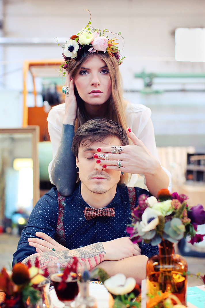 Shooting inspiration Steampunk - Madame Coquelicot - Poppy Figue Ambiance Bohème et Steampunk - Blog Mariage Madame C
