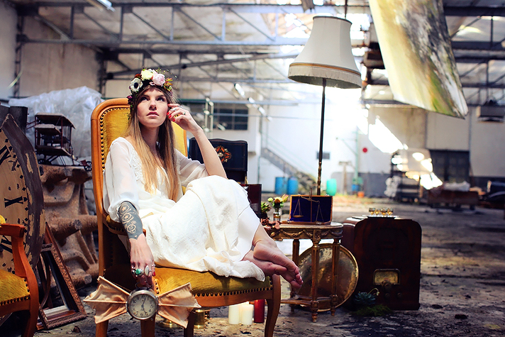 Shooting inspiration Steampunk - Madame Coquelicot - Poppy Figue Ambiance Bohème et Steampunk - Blog Mariage Madame C