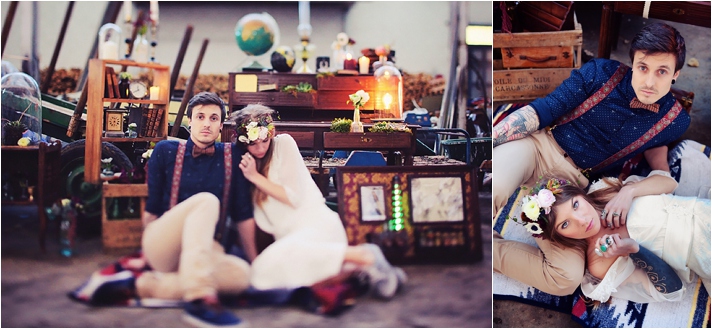 Shooting inspiration Steampunk - Madame Coquelicot - Poppy Figue Ambiance Bohème et Steampunk - Blog Mariage Madame C