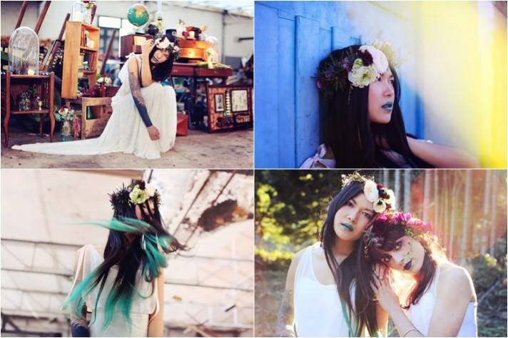 Shooting inspiration Steampunk - Madame Coquelicot - Poppy Figue Ambiance Bohème et Steampunk - Blog Mariage Madame C