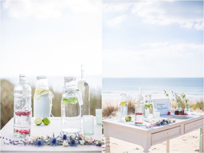 Mariage en bleu en bord de mer // Crédits - Veronique Lorre et Bubblerock D'amour et d'eau Fraîche - Mariage à la plage - Blog Mariage Madame C