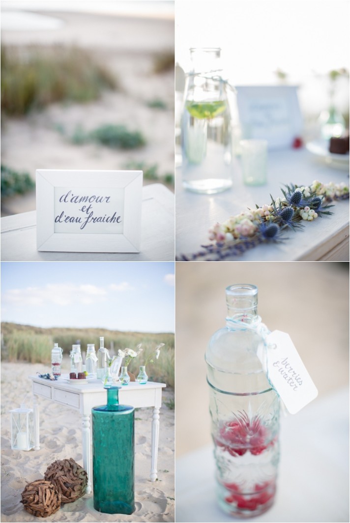 Mariage en bleu en bord de mer // Crédits - Veronique Lorre et Bubblerock D'amour et d'eau Fraîche - Mariage à la plage - Blog Mariage Madame C