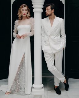FASHION - A wind of freedom is blowing through the Couture house @elisemartimort ✨ And it's so beautiful.Visit #leblogdemadamec to discover the #collection2023 of #robedemariee https://www.leblogdemadamec.en/blog-wedding-lifestyle/elise-martimort-collection-2023/(Link in bio)Credits Location: Riad #darbadia Asilah, Tangier, MAROCPhotographer @elisemorgan.coVideographer @emmanuel_amou_weddingWomen's model @oceane.lenyMen's model @augustthetwiceWedding dresses @elisemartimortMen's suit @d_and_guysMakeup/hair @lescoquettesparty, @audrey.coppens.muaJewelry @bijoux_viadoli, @suzanne_ceremony, @alice_marty_creatriceChaussures homme @jmwestonofficial----⠀⠀⠀⠀⠀⠀⠀⠀⠀#blogwedding #inspirationswedding #wedding #lbmc #leblogdemadamec #weddingadvice #adresseswedding #weddingenfrance #weddingfrance #frenchwedding #couturewedding #weddinginspiration #bride #mariee #gown #bridalcouture #collectionmariage #mariageenfrance #collection2023 #mariage2023 #elisemartimort #weddingdress #robedemariee #robedemarieeparis #robedemarieebordeaux ⠀⠀⠀⠀⠀⠀⠀⠀⠀----