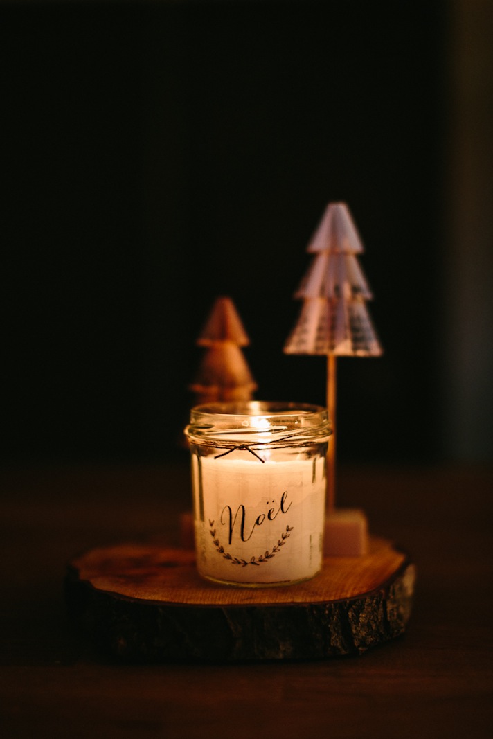 DIY Candles for Christmas - Madame C Wedding Blog DIY Christmas Candles // Clémentine Marchal and Marta Puglia