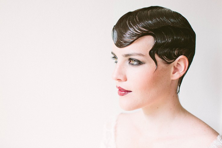 Coiffures mariage pour cheveux courts