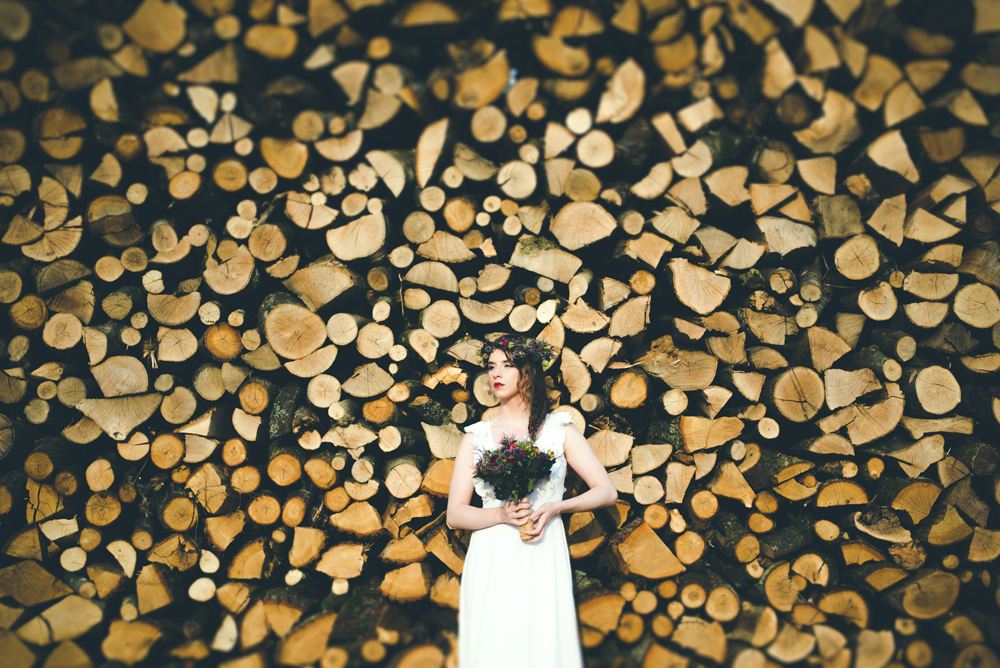 Mariée bohème d'automne // Crédit - Hélène Halgand
