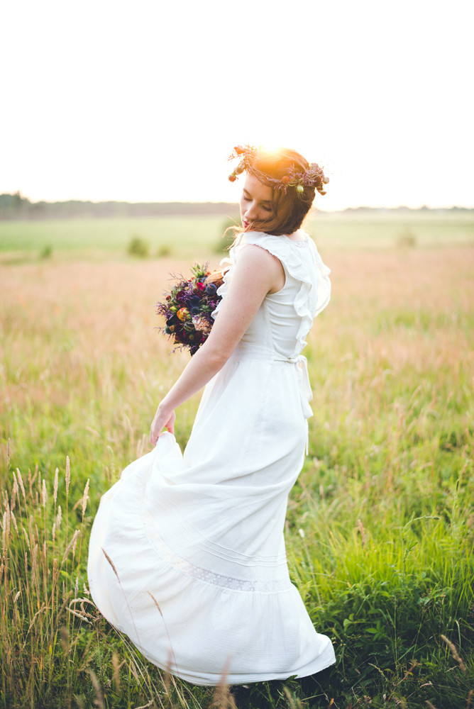 Mariée Bohème d'automne - Blog Mariage Madame C