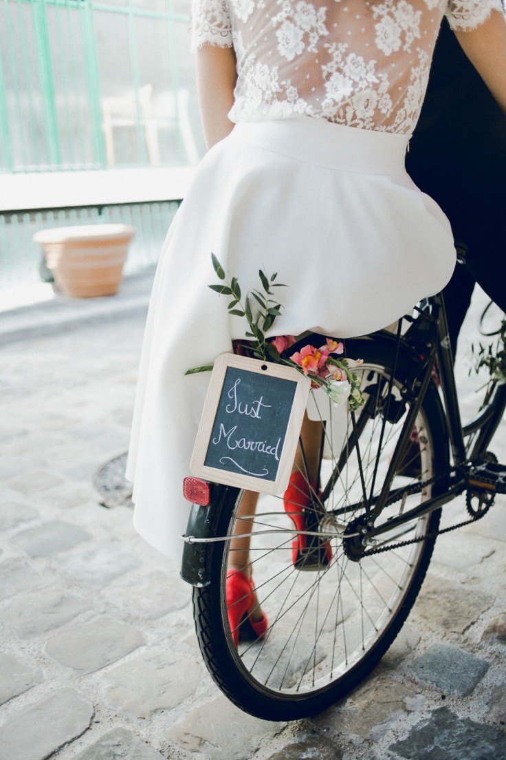 Mariage de printemps à Paris