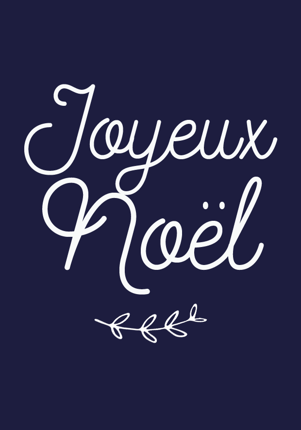 Les cartes de Noël à imprimer - Blog Mariage Madame C