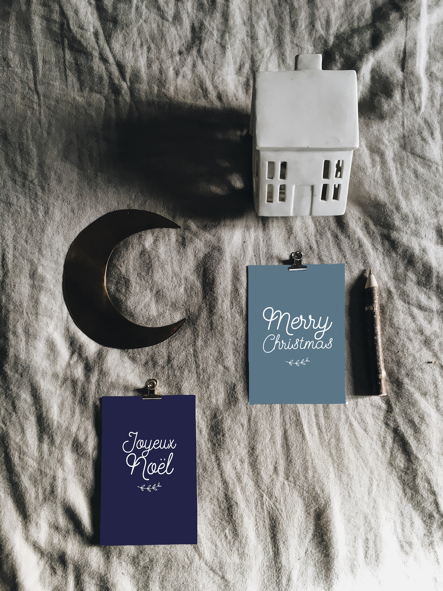 Les cartes de Noël à imprimer - Blog Mariage Madame C