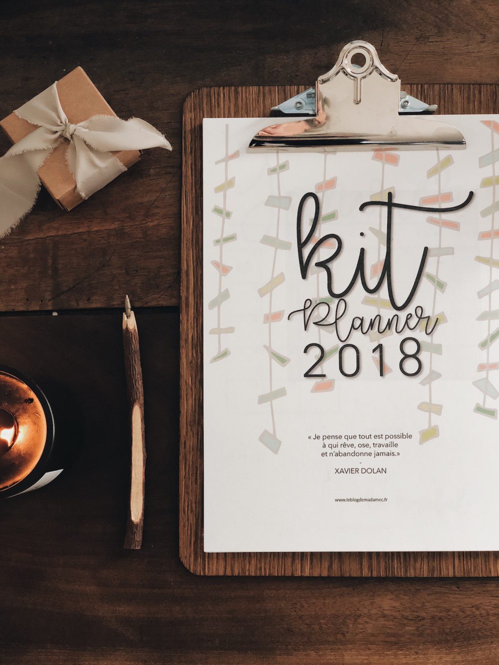 Kit Planner 2018 - Blog Mariage Madame C