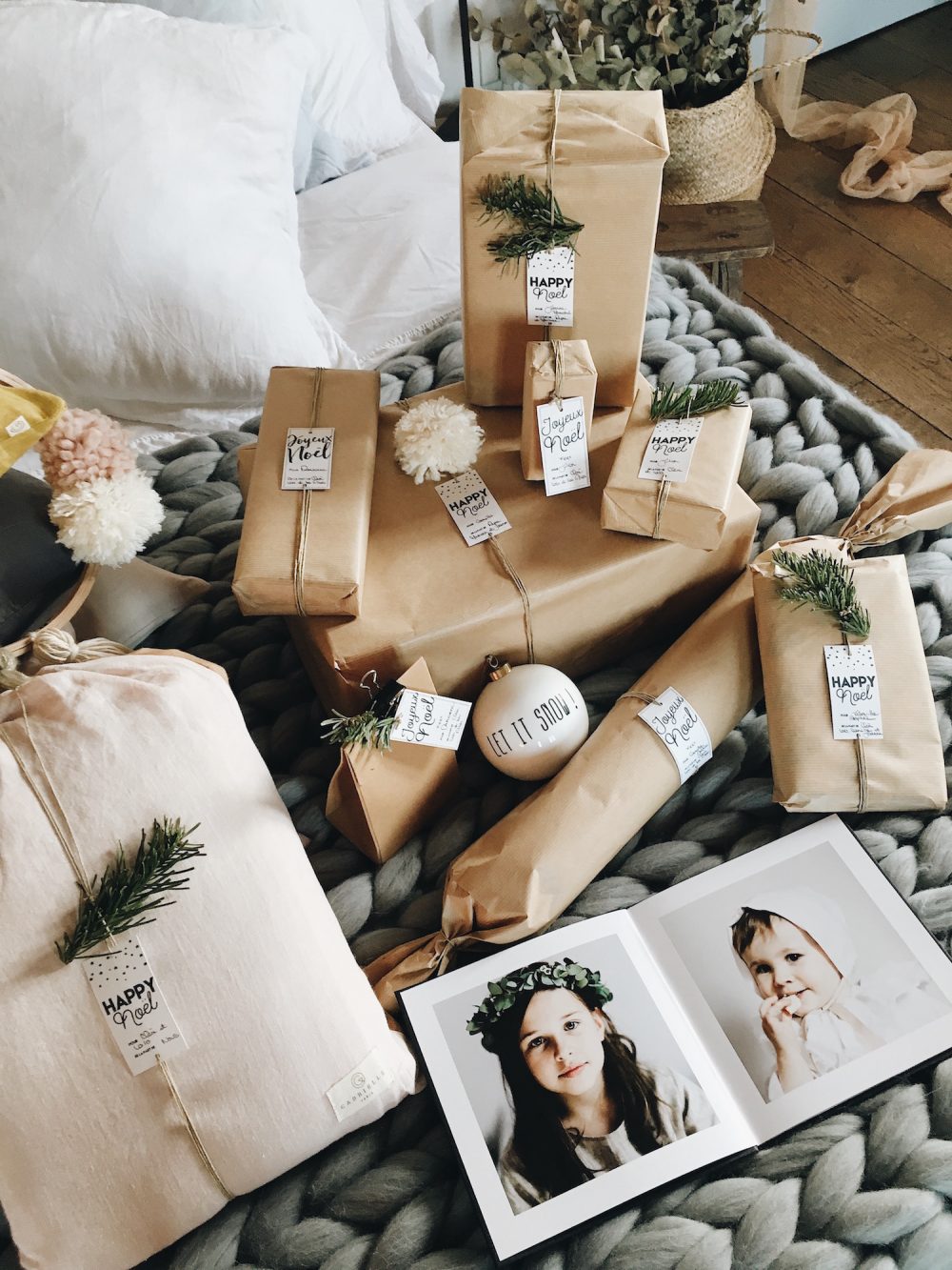 Les étiquettes de Noël à imprimer - Blog Mariage Madame C