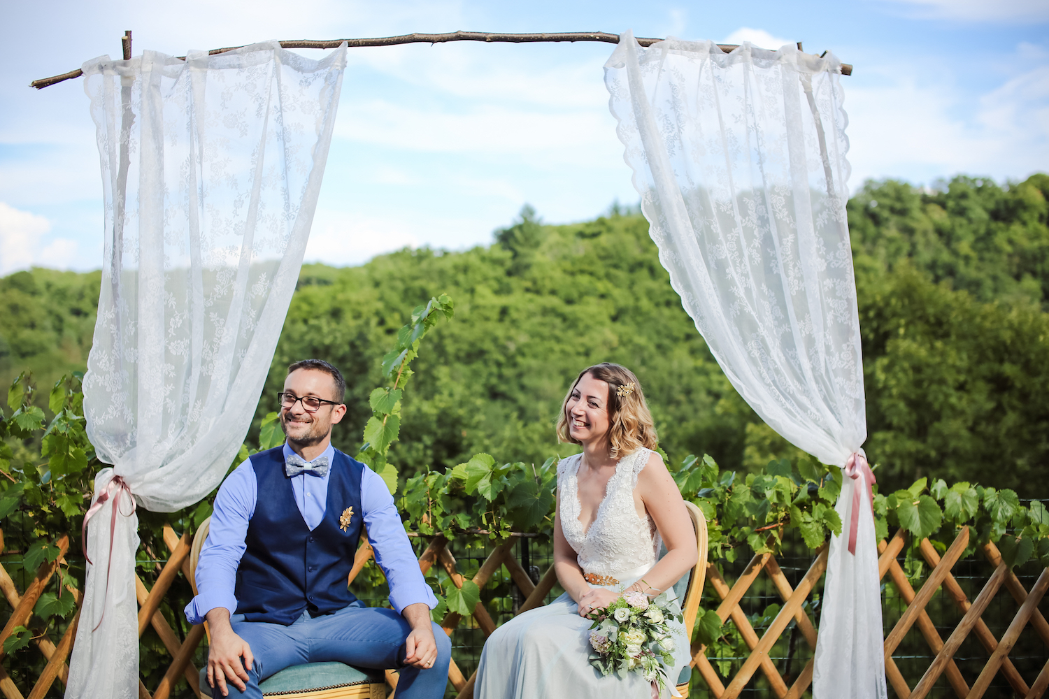 Un renouvellement de voeux en petit comité - Héloïse + Sébastien - Blog Mariage Madame C