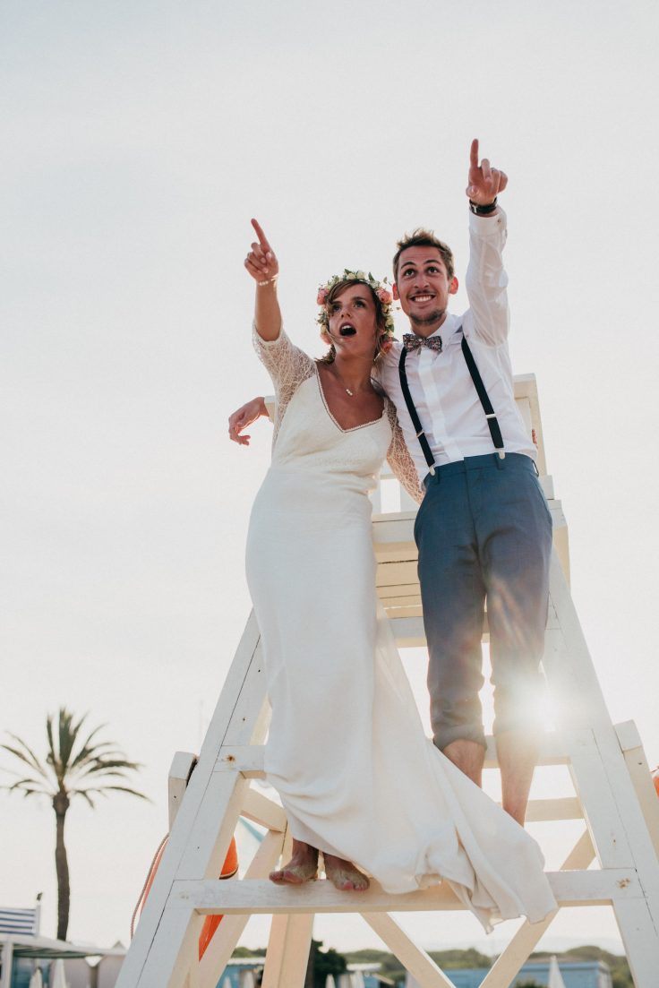 Mariage de plage à Saint Tropez // Crédit - Charles Séguy