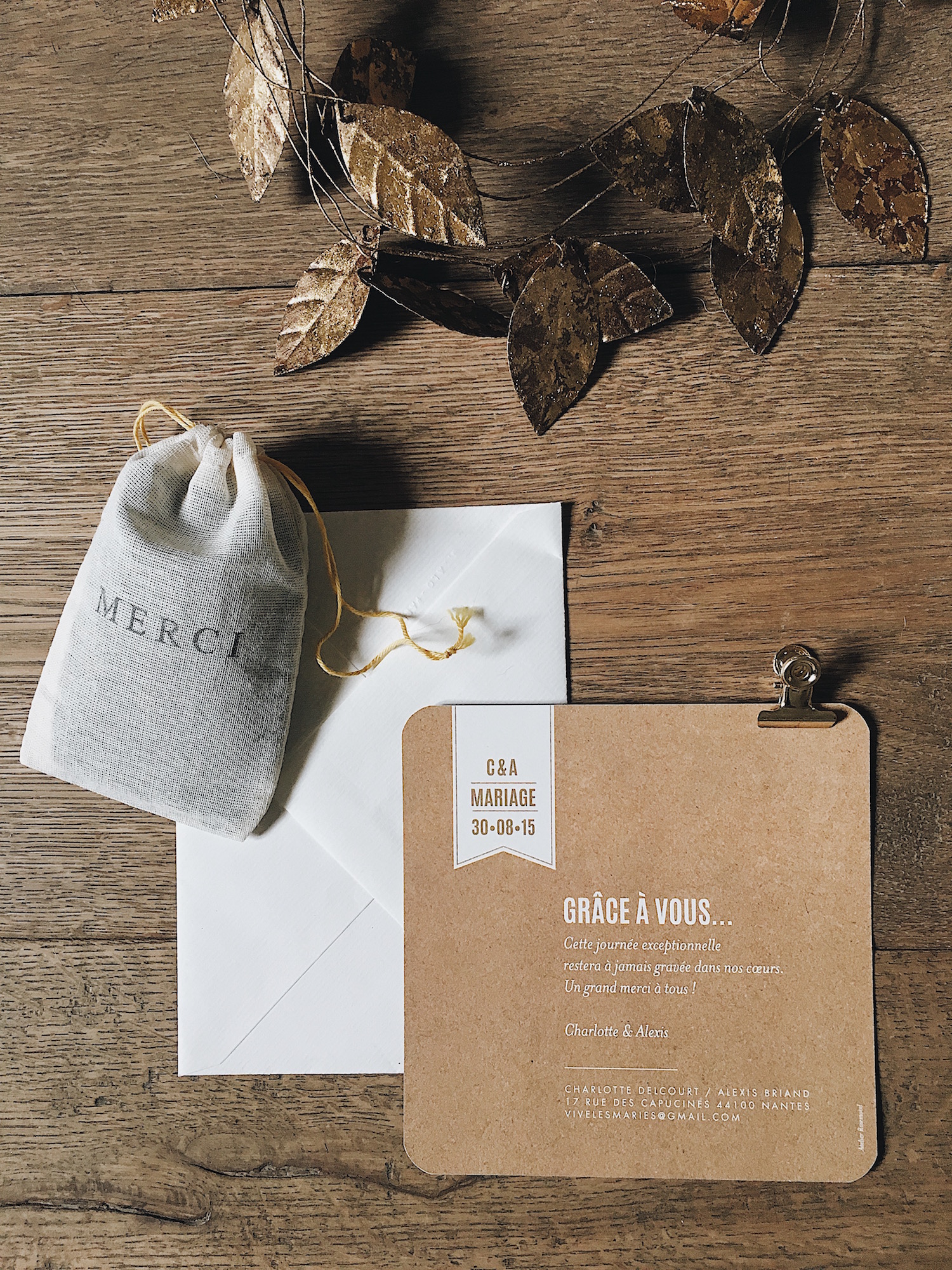 Atelier Rosemood faire-part mariage