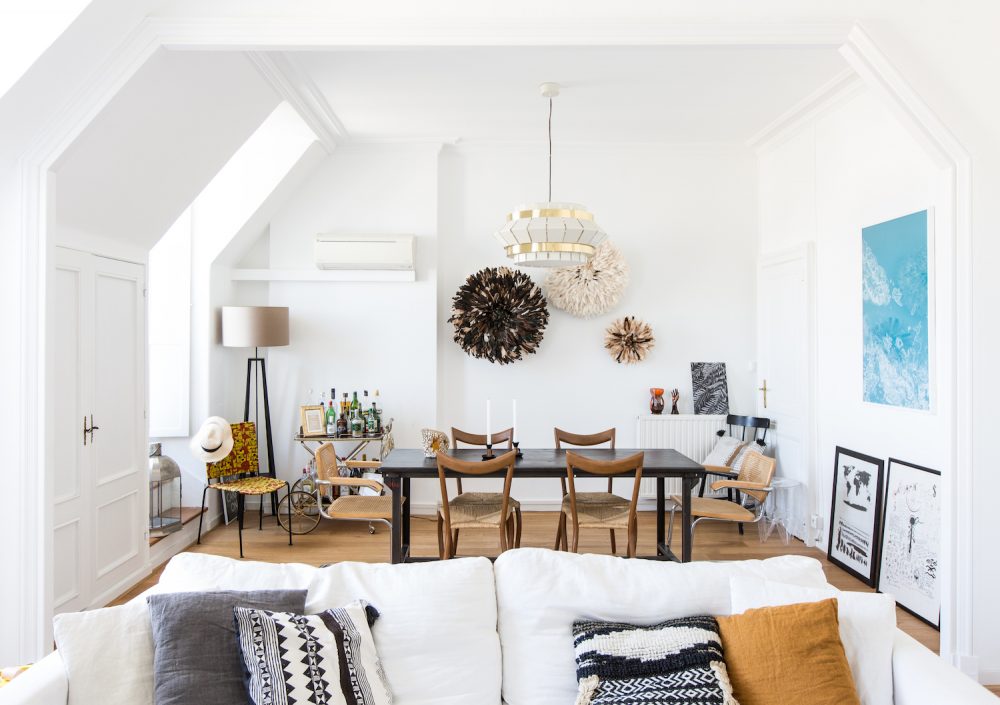 Un appartement haussmannien à Bordeaux aux influences bohèmes © BOH Decoration