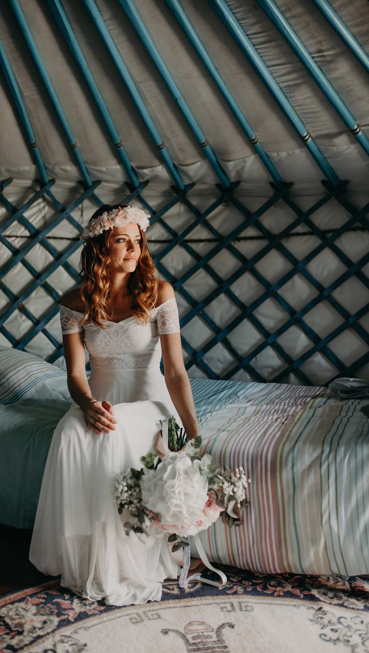 Mariage dans une Yourte