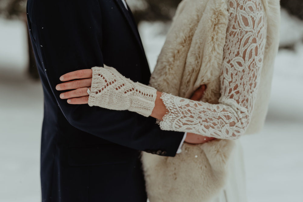 Un mariage sous la neige au Domaine du Baron en Haute-Savoie - Blog Mariage Madame C