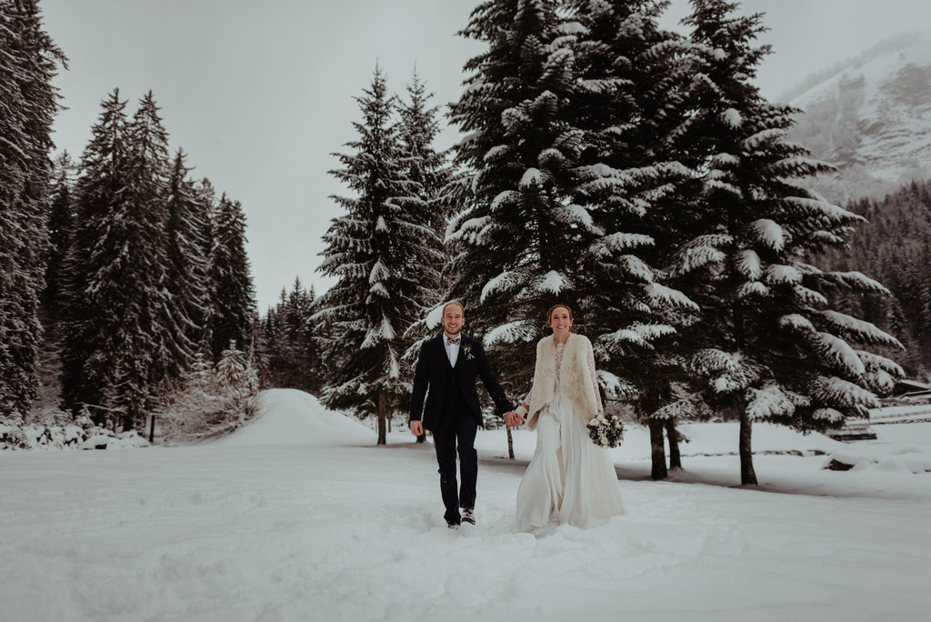 Un mariage sous la neige au Domaine du Baron en Haute-Savoie - Blog Mariage Madame C