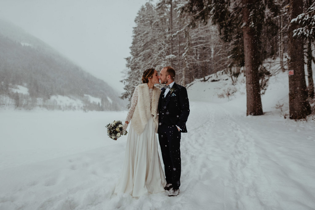 Un mariage sous la neige au Domaine du Baron en Haute-Savoie - Blog Mariage Madame C