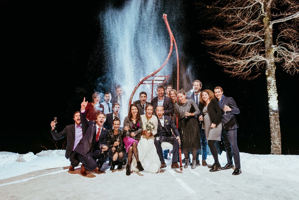 Un mariage sous la neige au Domaine du Baron en Haute-Savoie - Blog Mariage Madame C