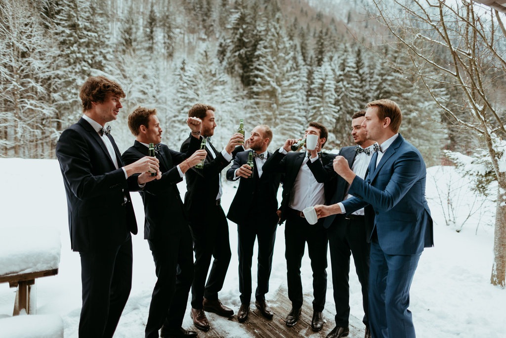 Un mariage sous la neige au Domaine du Baron en Haute-Savoie - Blog Mariage Madame C