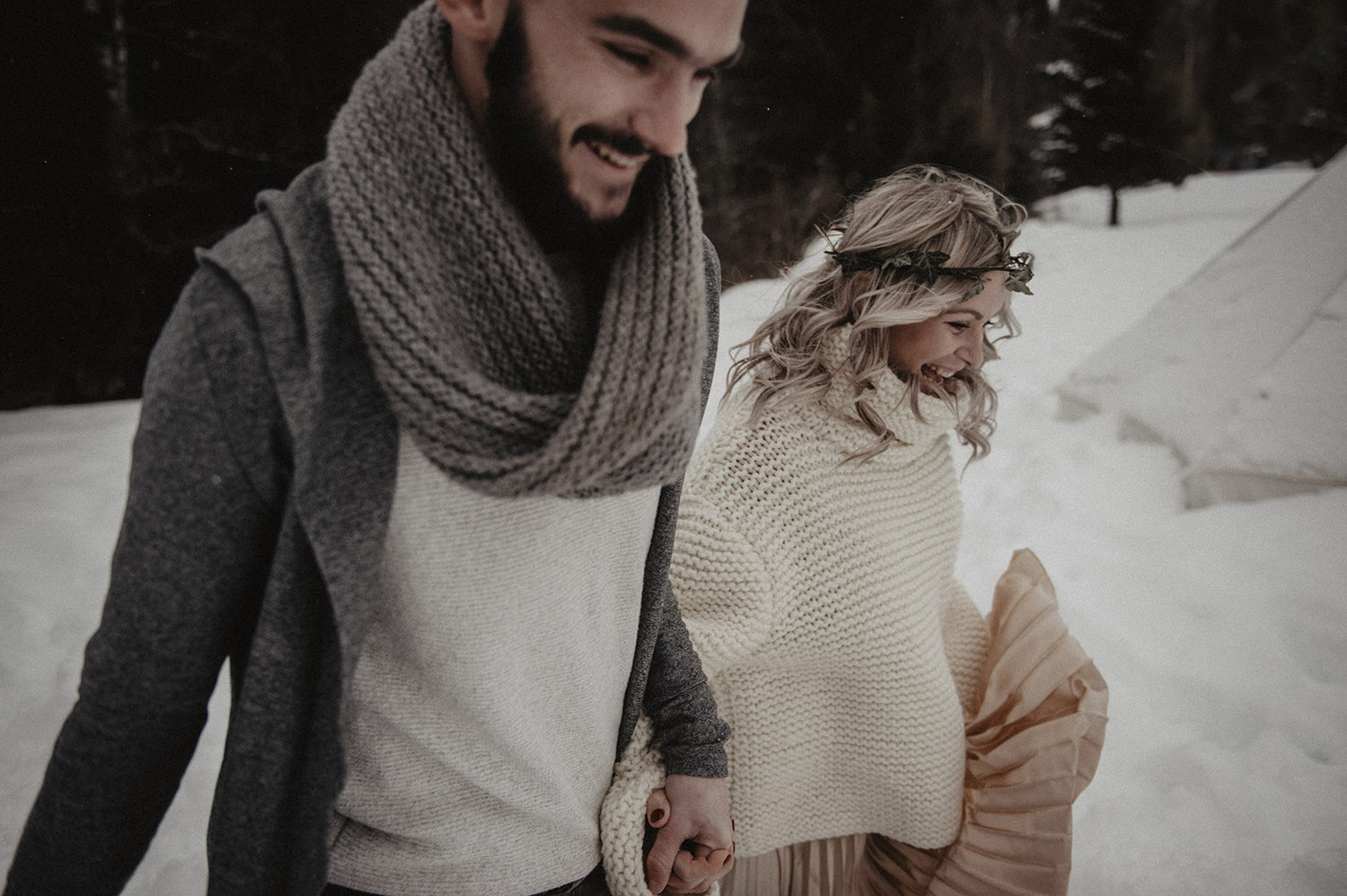 Escapade hivernale dans les Pyrénées - Cindy + Florian - Blog Mariage Madame C