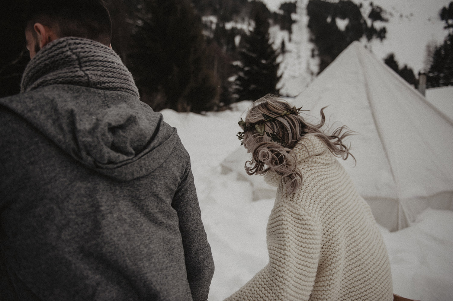 Escapade hivernale dans les Pyrénées - Cindy + Florian - Blog Mariage Madame C