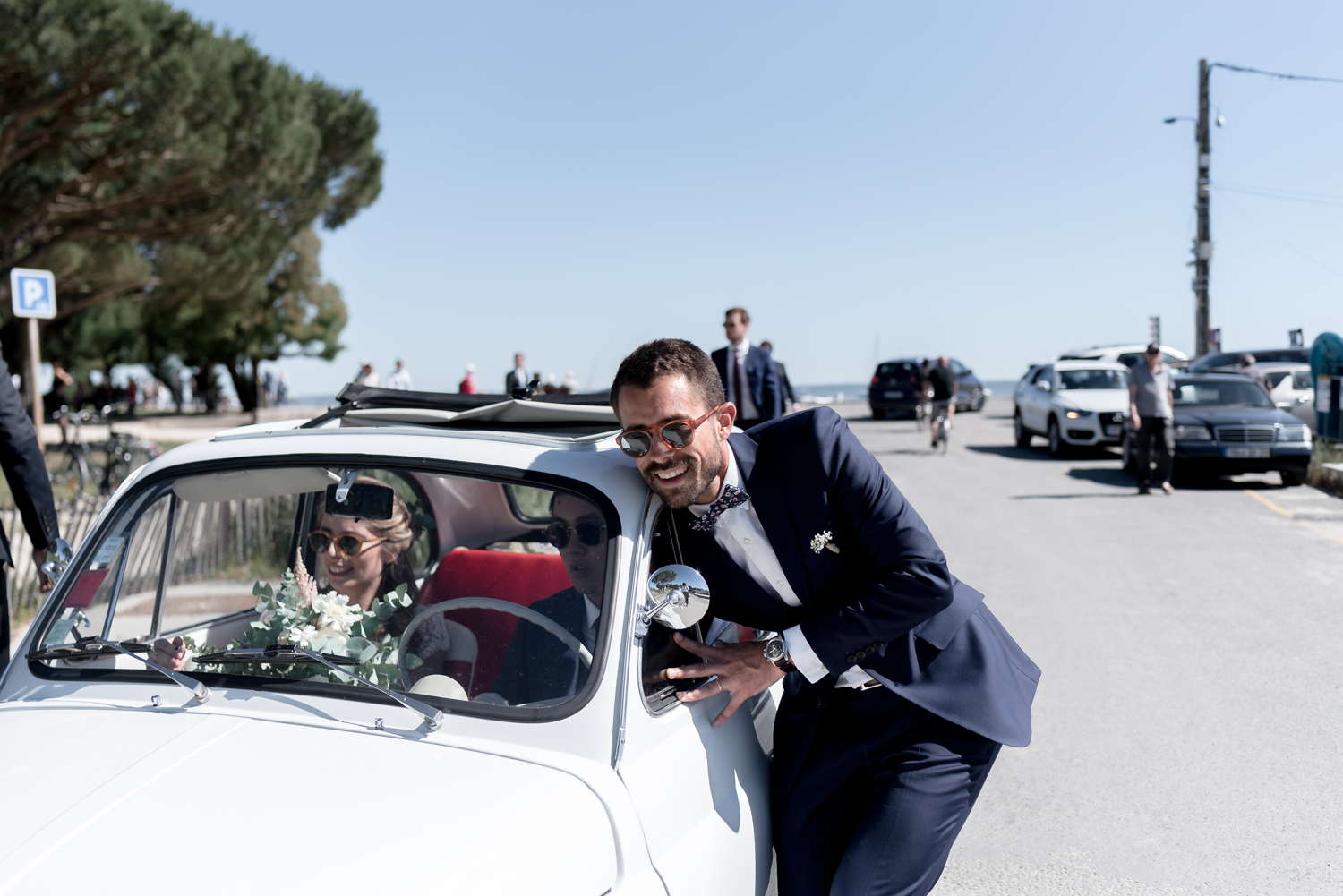 From New York to Le Bassin - Marion + Julien - Blog Mariage Madame C