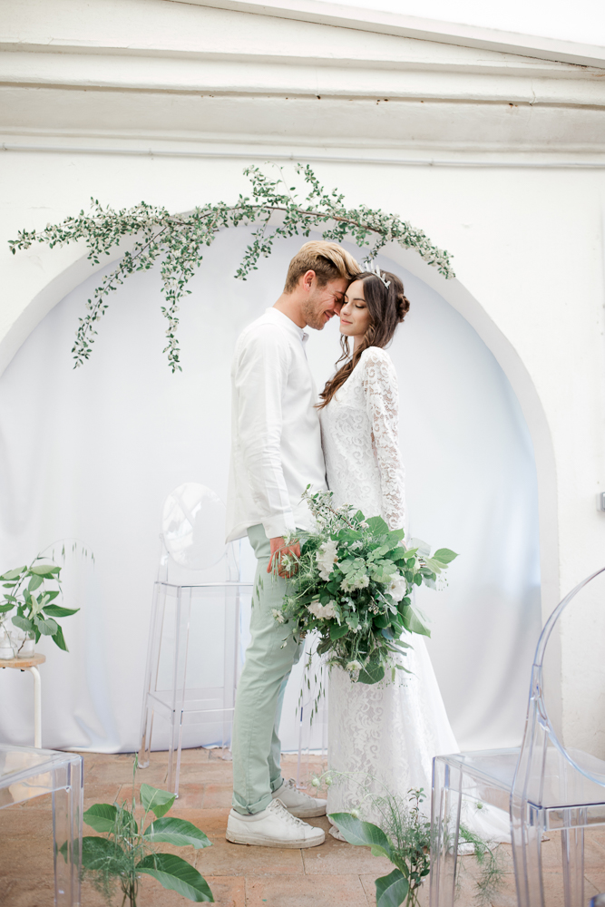 Un élopement Végétal minimaliste - Blog Mariage Madame C