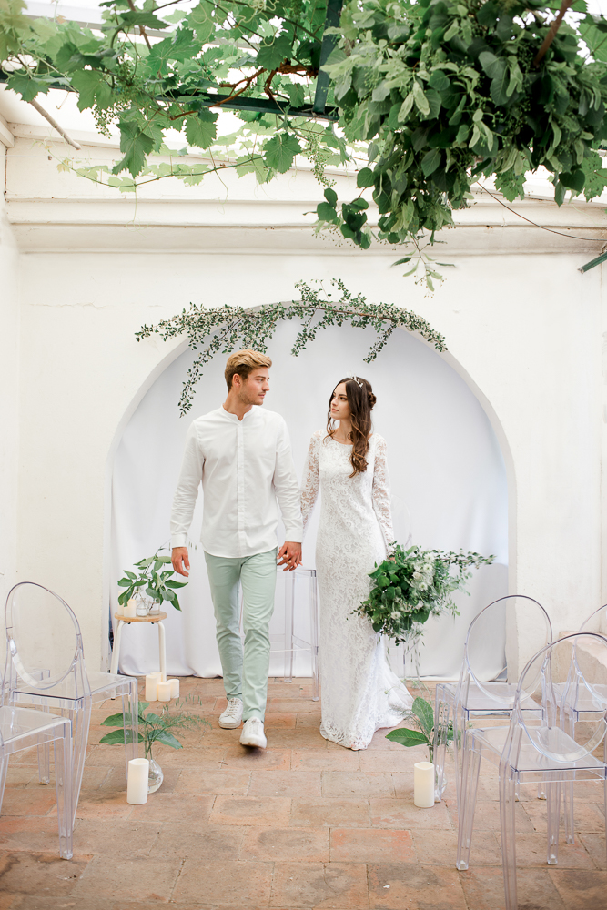 Un élopement Végétal minimaliste - Blog Mariage Madame C