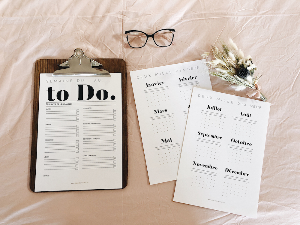 Kit planner 2019 - Blog Mariage Madame C