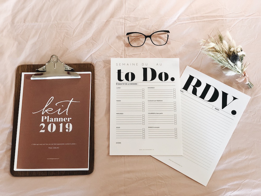 Kit planner 2019 - Blog Mariage Madame C