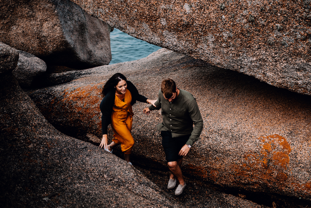 Rendez-vous sur la Côte de granit rose à Trégastel - Camille + Arthur - Blog Mariage Madame C