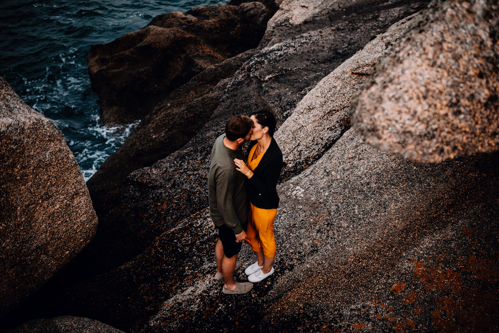 Rendez-vous sur la Côte de granit rose à Trégastel - Camille + Arthur - Blog Mariage Madame C