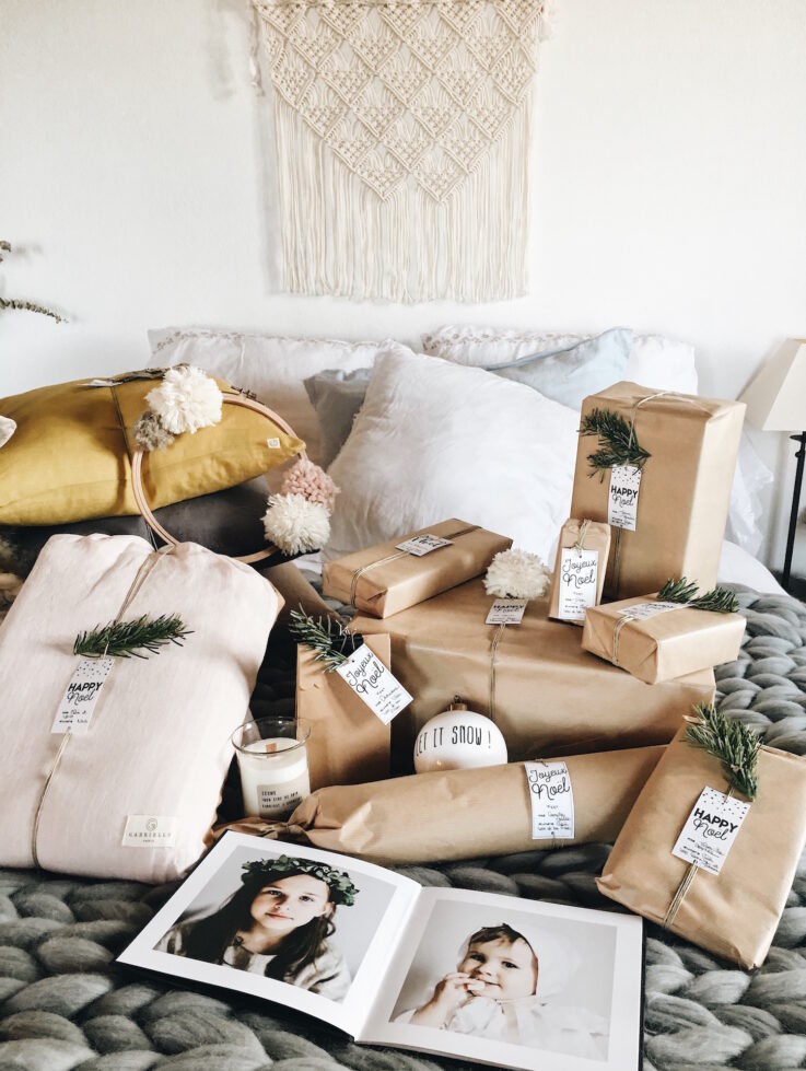 Étiquettes de Noël à imprimer gratuitement © Clémentine Marchal