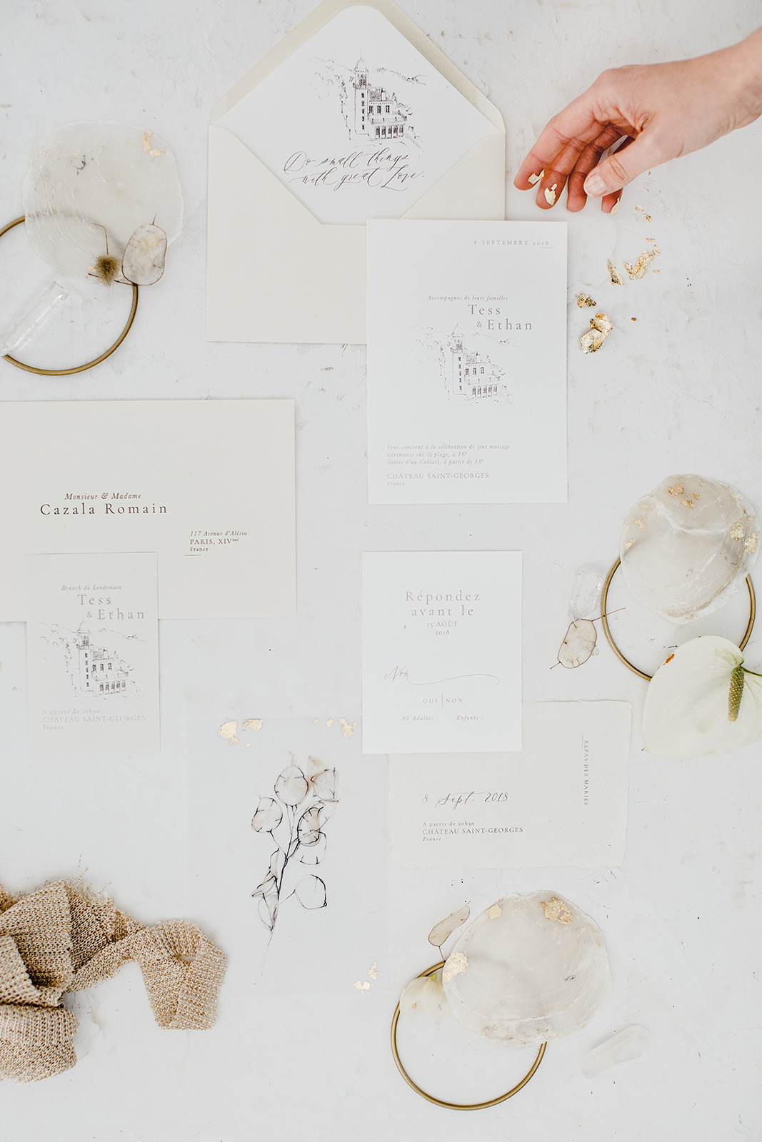 Un mariage d'or et de blanc sur la Côte d'Azur - Blog Mariage Madame C Un mariage d'or et de blanc sur la Côte d'Azur - Blog Mariage Madame C