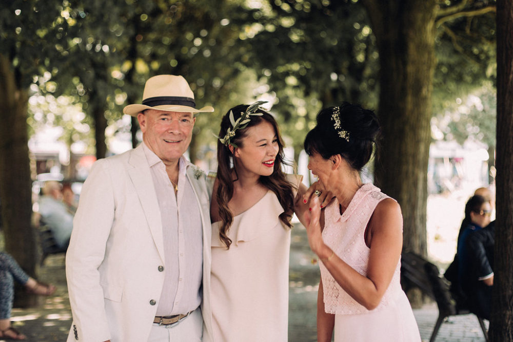 Mariage tropicool sur une péniche parisienne - Jade + Olivier - Blog Mariage Madame C