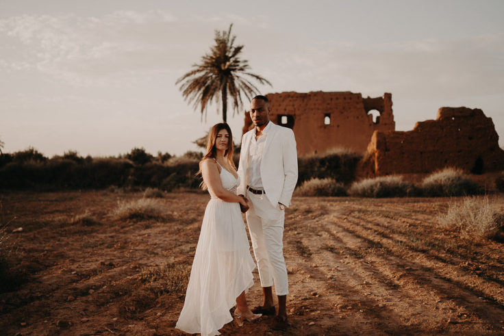 Séance de couple à Marrakech // Crédits - Laurène and the Wolf