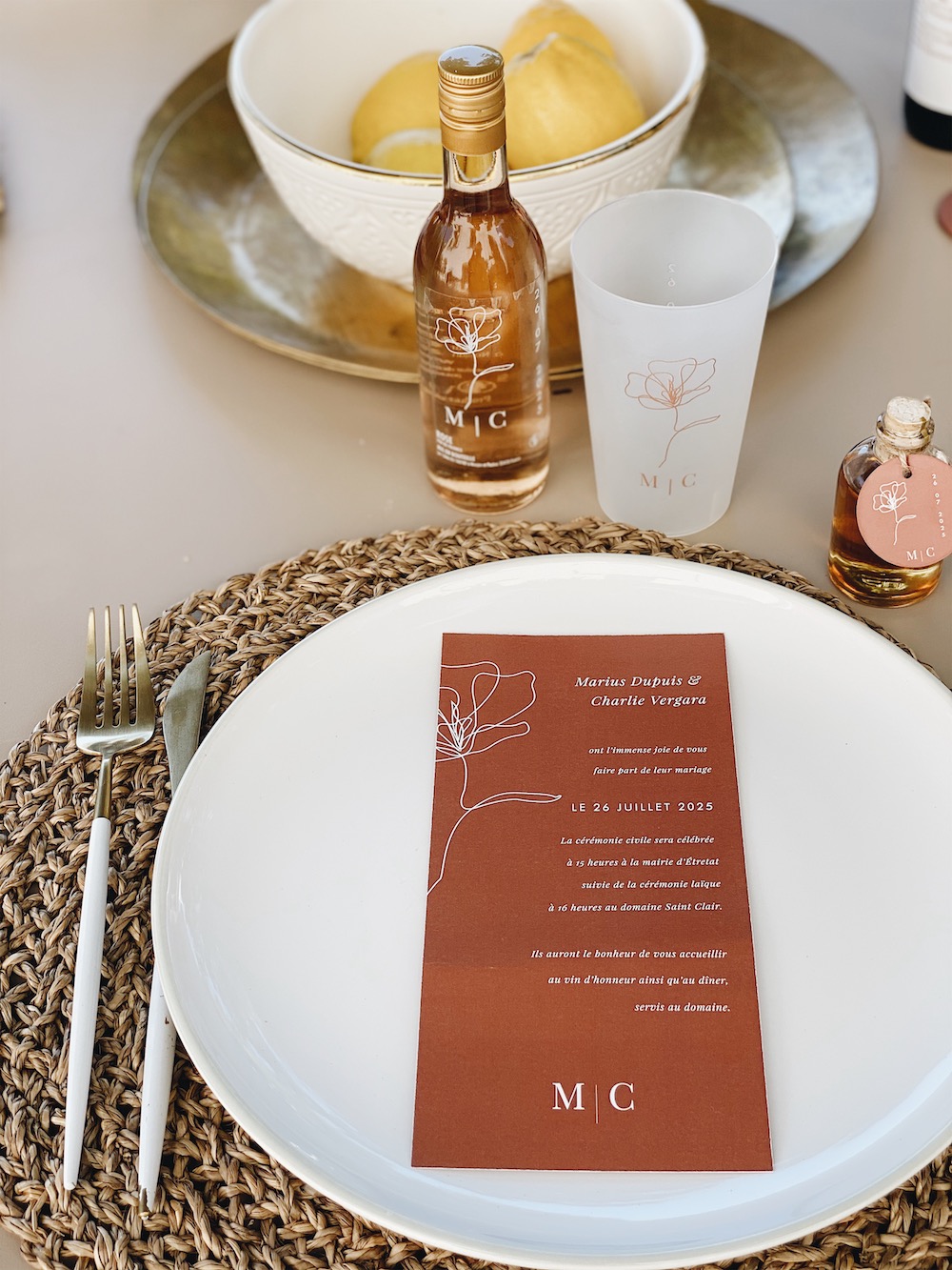 Petit Mariage entre amis - cadeaux d'invités - Blog Mariage Madame C