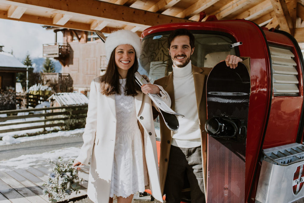 Un mariage d'hiver à la montagne - Alexandra + Matthieu - Blog Mariage Madame C