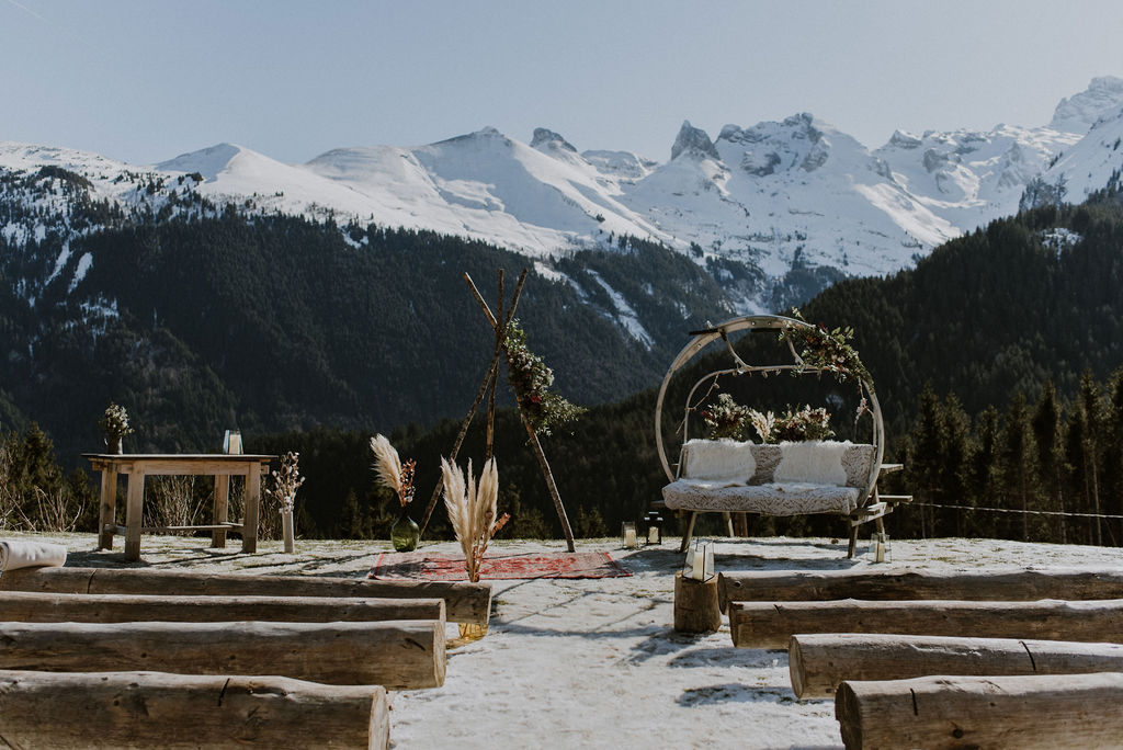 Un mariage d'hiver à la montagne - Alexandra + Matthieu - Blog Mariage Madame C