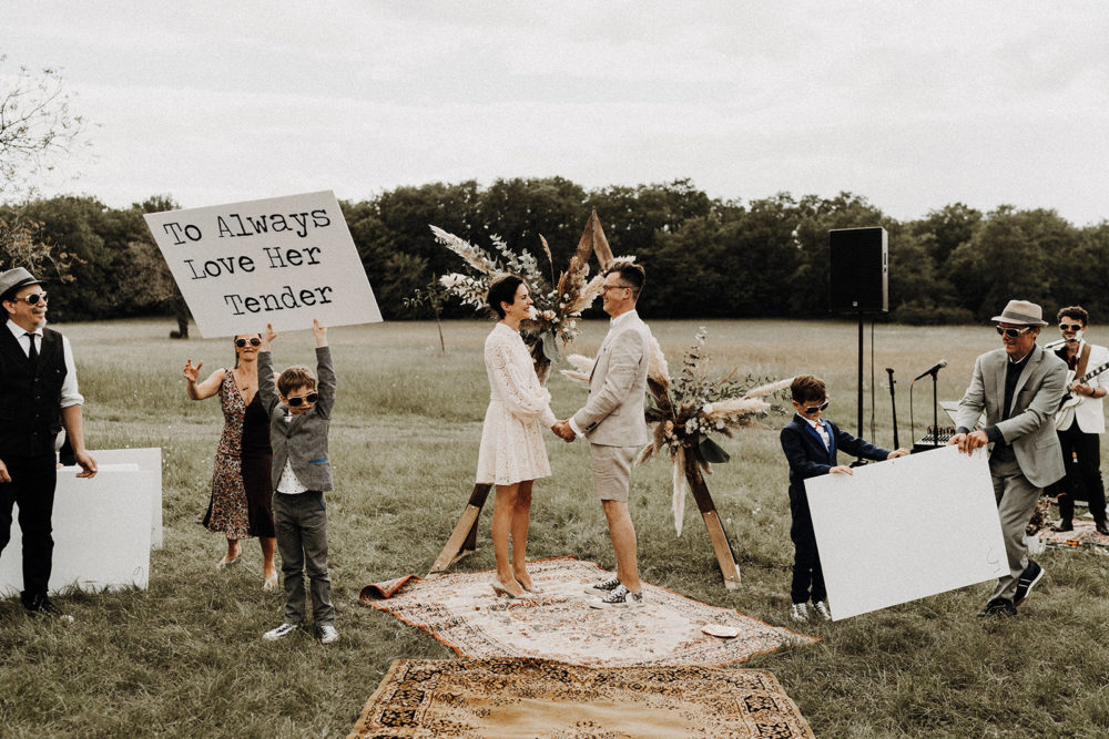 Mariage boho chic dans le Périgord — Aurélie & Martin - Blog Mariage Madame C