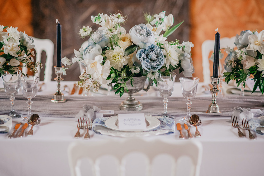 Un mariage romantique chic en bleu - Blog Mariage Madame C