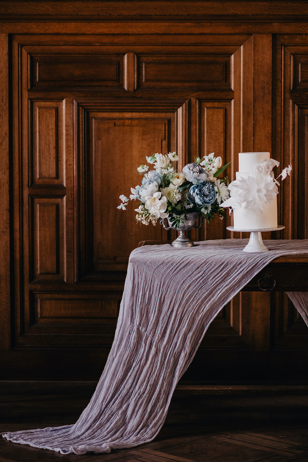 Un mariage romantique chic en bleu - Blog Mariage Madame C